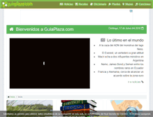 Tablet Screenshot of guiaplaza.com