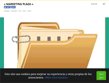 Tablet Screenshot of marketing.guiaplaza.com